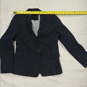 Black Polka Dot Blazer